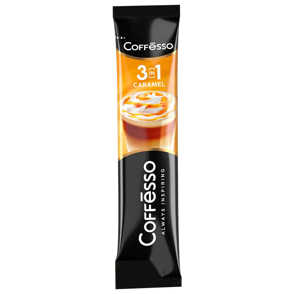 Кофе растворимый Coffesso Caramel 3в1 15 гр стик