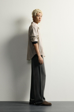 ТРИКОТАЖНЫЕ БРЮКИ RELAXED FIT ИЗ ХЛОПКА — ZARA