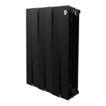 Радиатор биметаллический Royal Thermo PianoForte 500 Чёрный - 6 секц.
