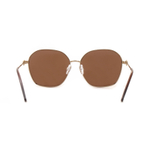 Солнцезащитные очки Dackor 616 Brown панто золотые