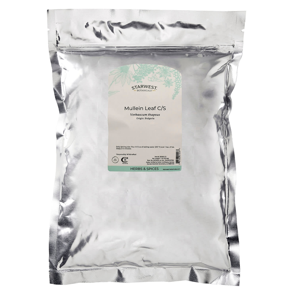 Starwest Botanicals, Коровяк (C / S), 453,6 г (1 фунт)