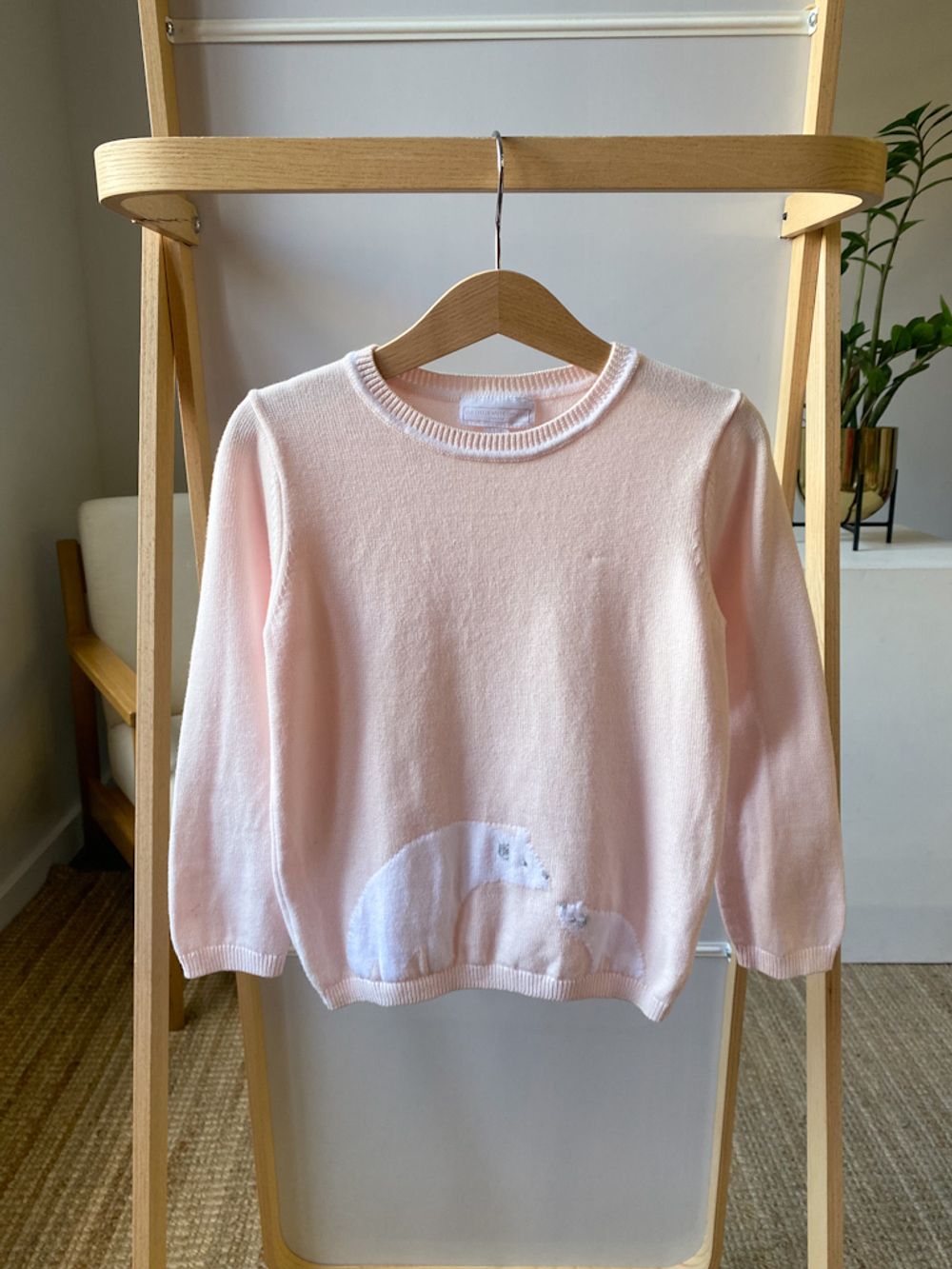 Хлопковый свитер The little white company, 104