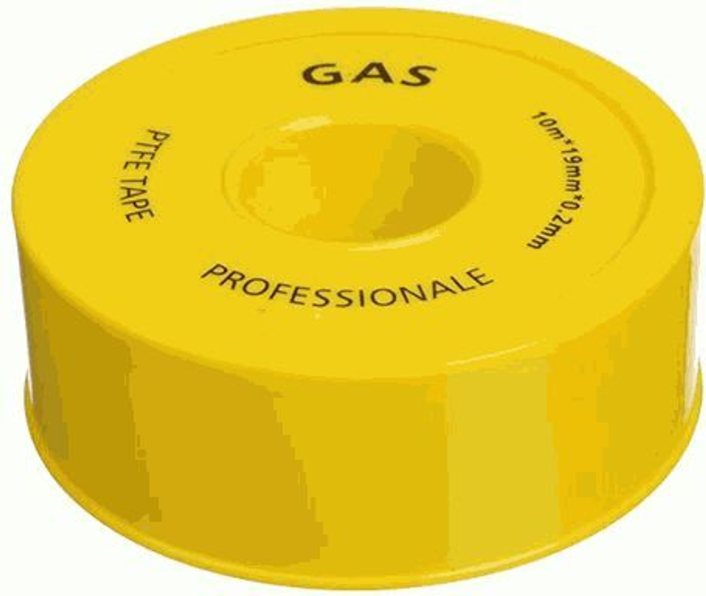 Лента ФУМ для газа GAS 10м*19мм 10037