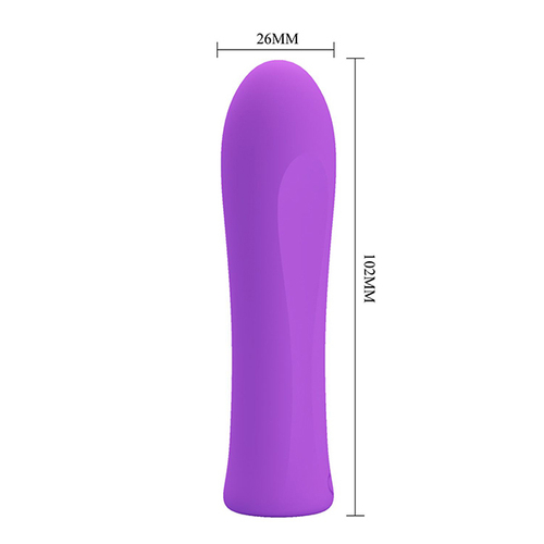 Фиолетовый мини-вибратор 10,2см Pretty Love Alfreda BW-500018-2
