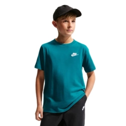 Футболка для мальчика теннисная Nike Kids Sportswear - bright spruce