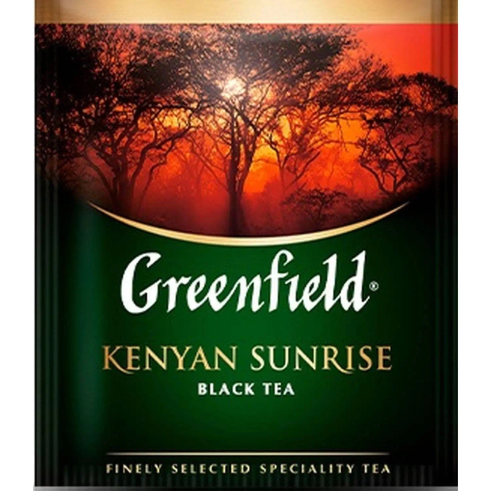 Чай чёрный Greenfield Kenyan Sunrise 100 пакетиков