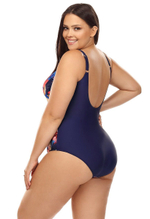 Совместный купальник plus size с цветочным рисунком на лицевой части (Размер: 85C/42) (Цвет: разноцветный)