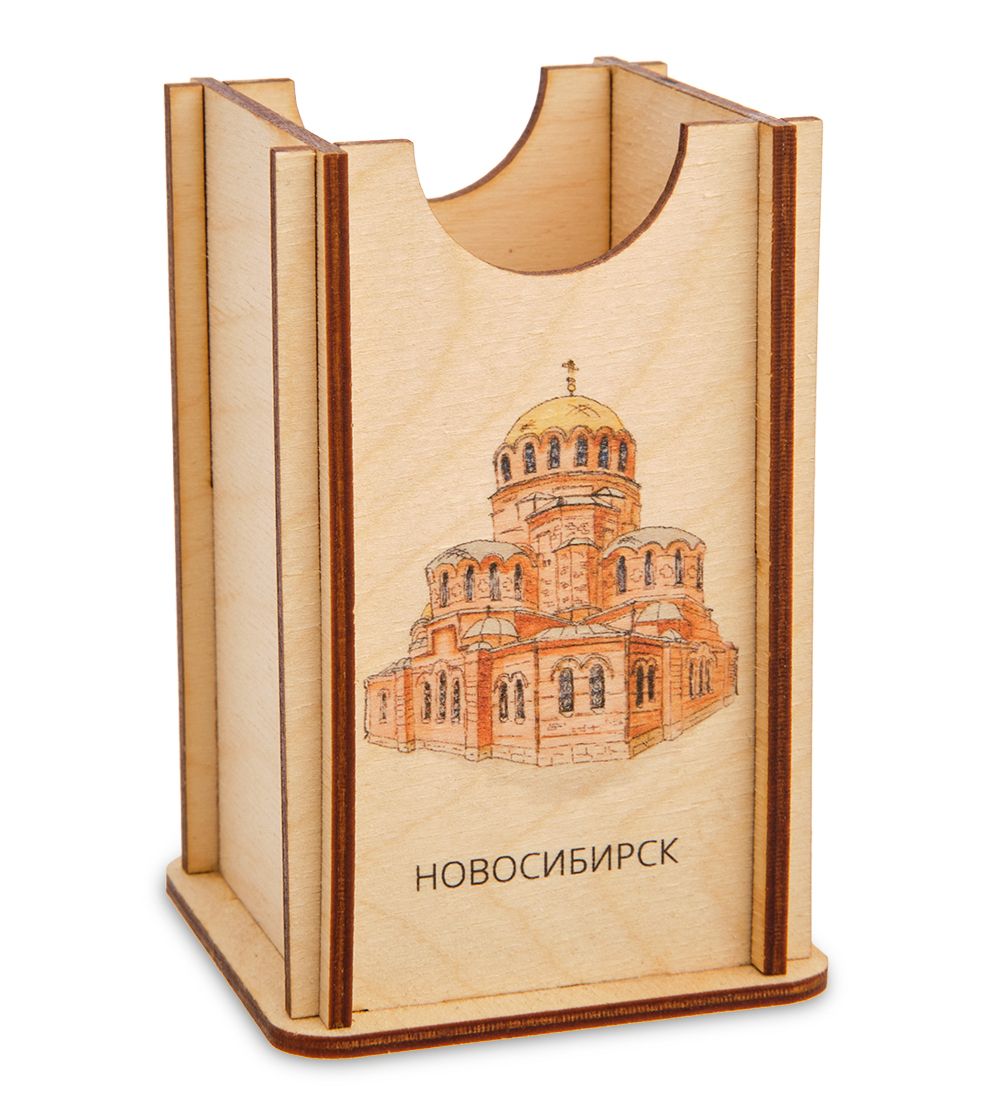 Народные промыслы МТ- 009/08 Карандашница «Новосибирск»