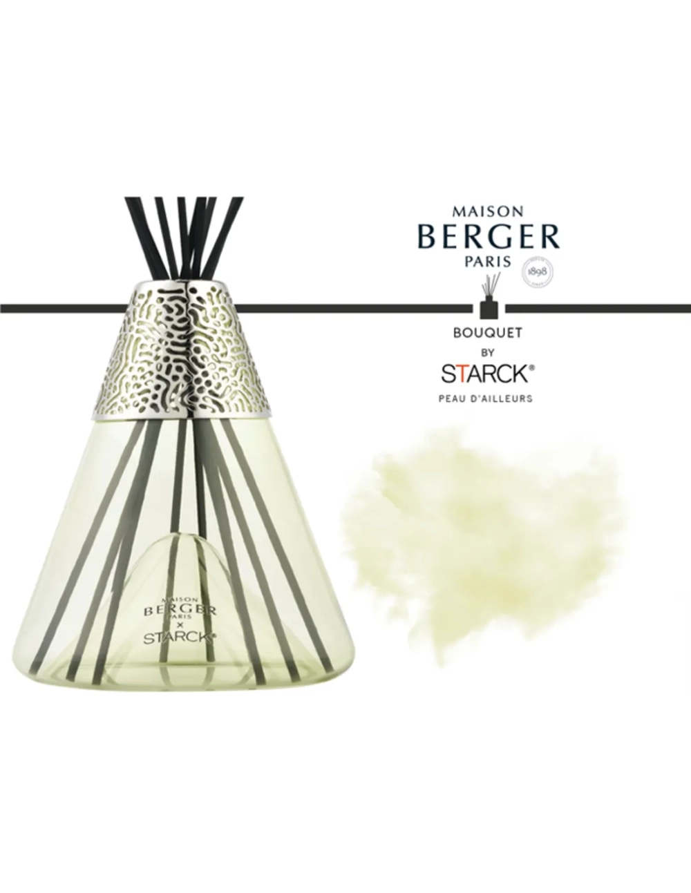 Maison Berger Paris Набор палочек Starck + ароматическое масло Peau d'ailleurs 400 мл 6901