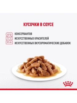 INDOOR Sterilised для домашних кошек в соусе пауч 85г*28шт