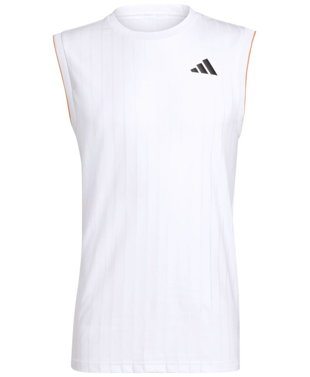 Мужская теннисная футболка Adidas Climacool Top Pro - white