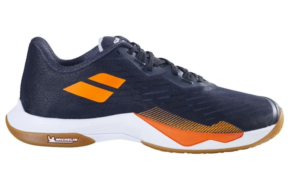 Мужские кроссовки для сквоша/бадминтона Babolat Shadow Tour 5 - black/orange