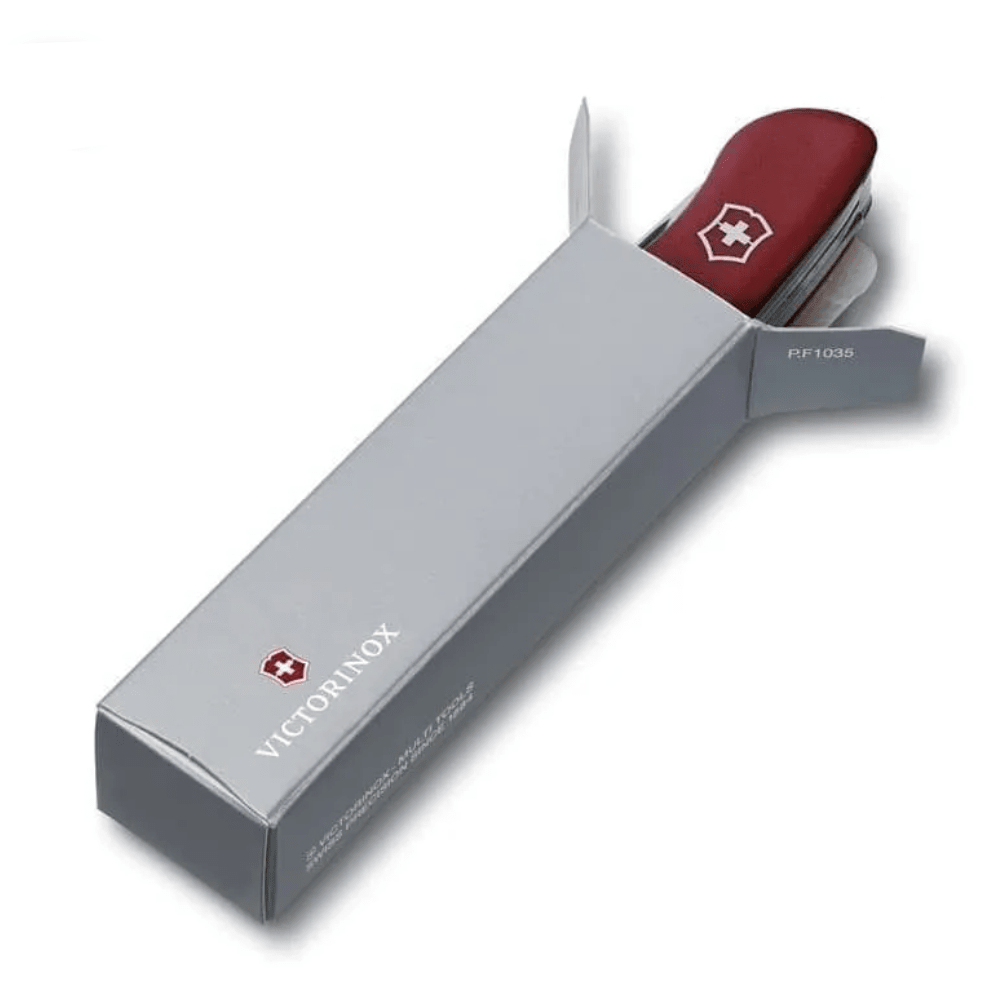 Нож Victorinox WorkChamp XL, 111 мм, 31 функция, с фиксатором лезвия, красный