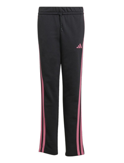Брюки для девочки теннисные Adidas Kids Essentials 3-Stripes - black/pink fuchsia
