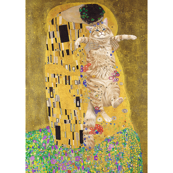 Puzzles - "1000" - Purrfect Kiss