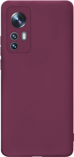 Мягкий Soft Touch чехол из силикона для XIAOMI 12 / 12X (не PRO,T,S,LITE!) с бархатной подкладкой