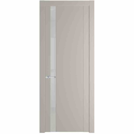 Межкомнатная дверь эмаль Profil Doors 1.2P сэнд стекло белый лак