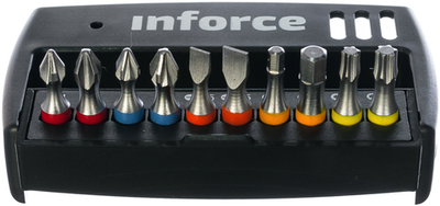 Набор бит с держателем 11 предметов Inforce 11-01-285
