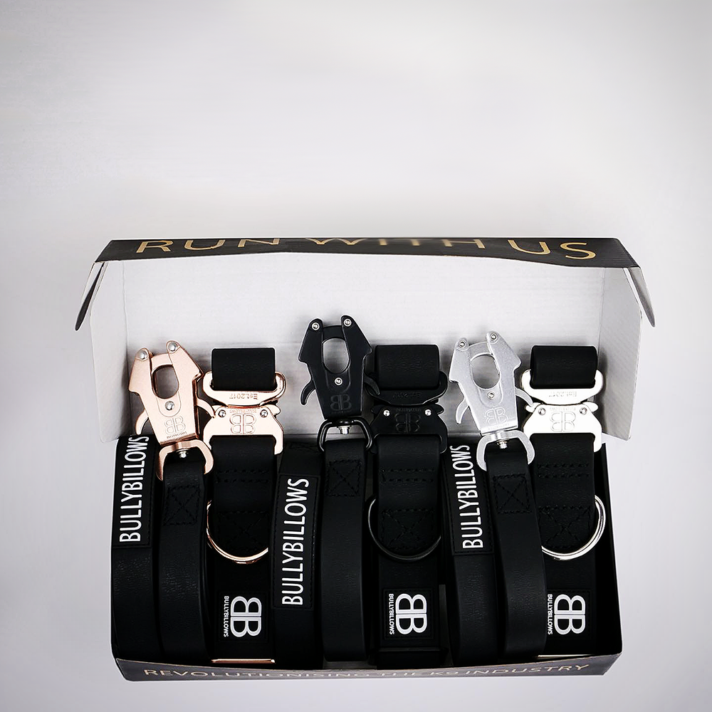 Ошейник Billowthane Combat ROSE GOLD 5 см BullyBillows