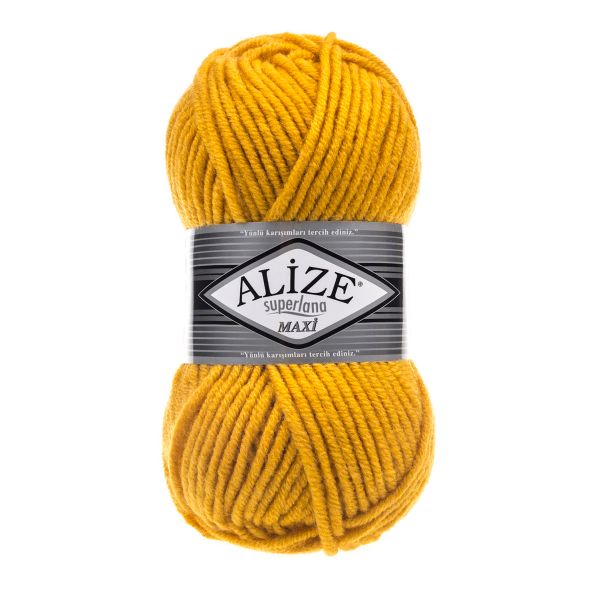 Пряжа Alize (Ализе) Superlana Maxi / уп.5 мот. по 100 г, 100м, 488 цыпленок A