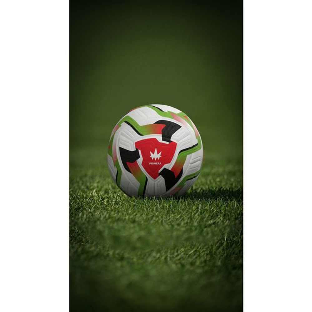 Мяч футбольный PRIMERA MFL Shuriken Elite — White/Academy Red/Volt