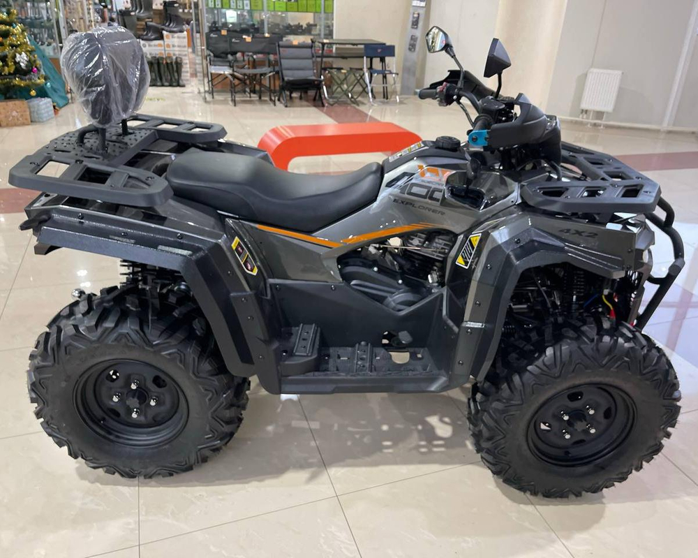 Квадроцикл (комплект для сборки) Explorer 400 Deluxe 4х2 Серый (RR)