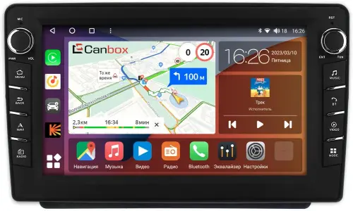 Магнитола для Land Rover Freelander 2003-2006 - Canbox 9-1256 Android 10, Быстрая, CarPlay, 4G SIM-слот