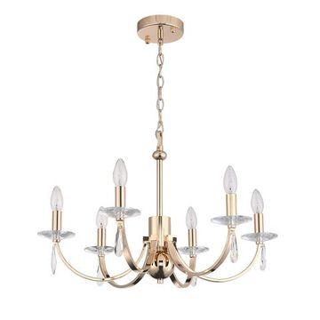 Подвесная люстра 6*E14 SL1405.203.06 латунь ELEGANCE ST-Luce