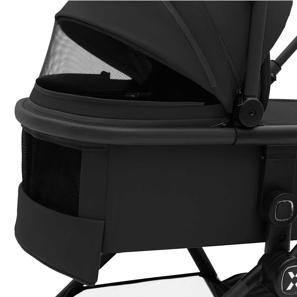 Коляска Agex Life 3 в 1 матовая рама с автокреслом i-Team ATG080 Grey ALB583 Black (Черный)