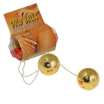 Вагинальные шарики Gold Balls (золотой) (Цвет: золотой)