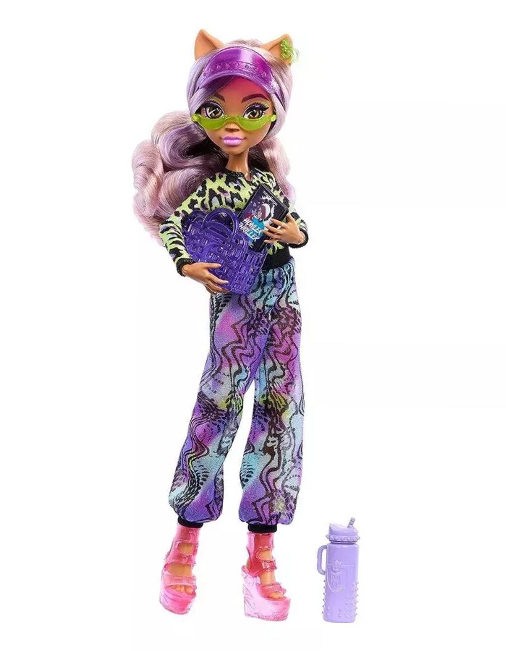 Кукла Монстер Хай Клодин Вульф Остров страха 3 поколение Monster High Clawdeen Wolf Scare-adise Island HRP67 3g 6+
