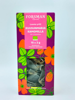 Forsman Чай травяной "RUUSANMARJA KAMOMILLA" (шиповник, ромашка) в пирамидках 45 г (из Финляндии)