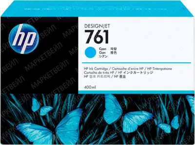 Картридж HP 761 (CM994A) для DesignJet T7100/ T7200 голубой (400 мл)