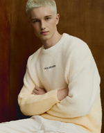 Женский жаккардовый свитер с градиентом OUT OF CORE - BERSHKA