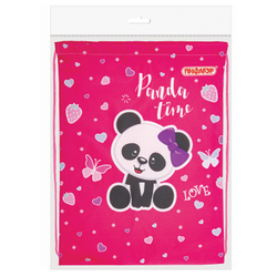 Мешок для обуви ПИФАГОР, 1 отделение, 40х32 см, "Panda time", 271601