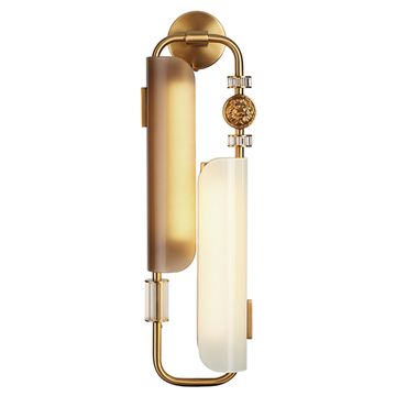 Бра 10W 2500K 5467/10WL белый/коричневый/античная бронза LION Odeon Light Exclusive