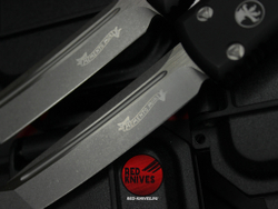 Ножи Microtech Ultratech Death Card Standard S/E (Левый) + S/E (Правый) "Memento Mori" А+++ - комплект 2 ножа