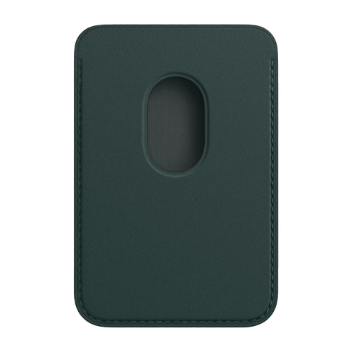 Кожаный чехол-бумажник с поддержкой MagSafe Apple Leather Wallet, Forest Green