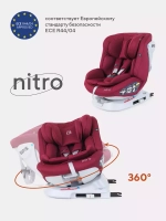Автокресло Rant Nitro isofix 0/1/2/3 (0-36кг) Red