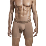 Коричневые удлиненные трусы-боксеры Britanica Long Boxer (Размер: M) (Цвет: коричневый)