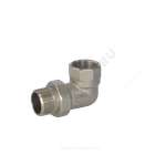 Соединитель латунь никель американка Ду 32 (1 1/4") угловой ВР/НР RTP (РосТурПласт) 25238