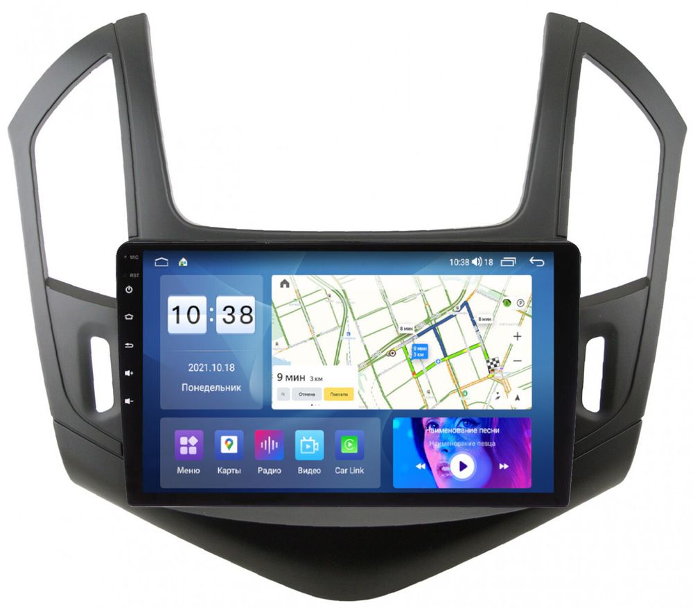 Магнитола для Chevrolet Cruze 2012-2015 - Parafar PF261UHD на Android 13, Быстрая, QLED, CarPlay, 4G SIM-слот