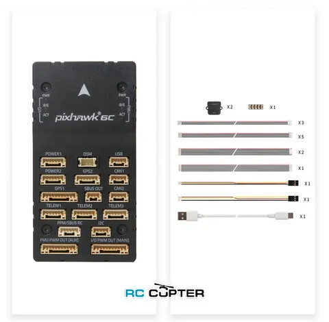 Полётный контроллер HolyBro Pixhawk 6C (пластиковый корпус, sku 11054)