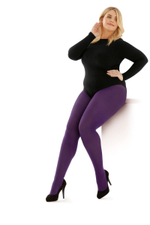 Плотные колготки Pretty Polly Curves Plush Opaque Tights (Размер: XL) (Цвет: черный)