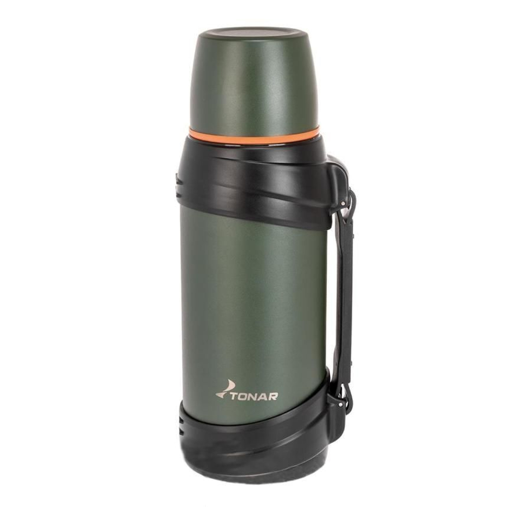 Термос TONAR (T-KD-938-2) 2000ML хаки (дополн.пласт.чашка, ручка)