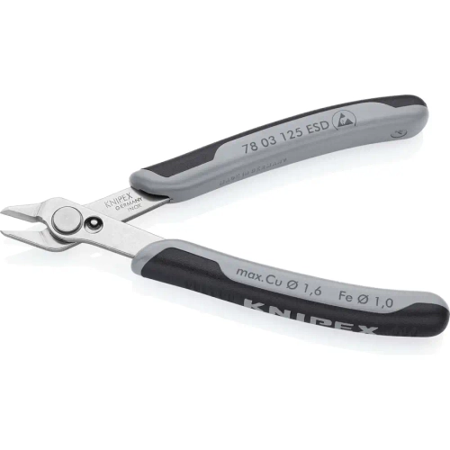 Кусачки прецизионные Electronic Super Knips® ESD 125 мм Knipex 78 03 125 ESD