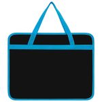 Папка на молнии с ручками BRAUBERG А4, 1 отделение, пластик, 80 мм, "Open space", 272168