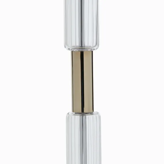 Подвесной светильник Waterfall Triple 135 см, прозрачный, золотистый