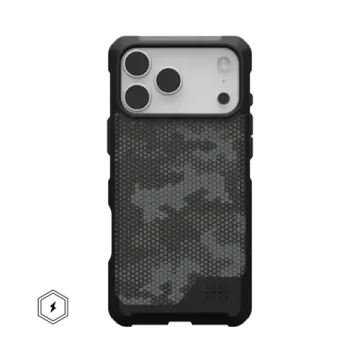 UAG Metropolis LT with MagSafe Series Case for Apple iPhone 17 Pro Max Micro Hex Camo Graphite (Чёрный)