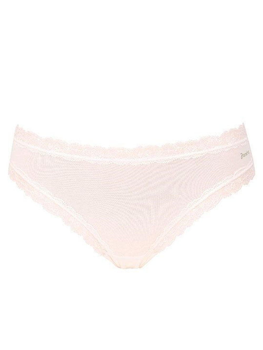 Хлопковые трусики-слипы Fresh Cotton Lace (Размер: S) (Цвет: белый)